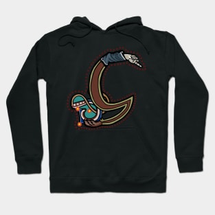 Letter G Manicule W 14C Maastricht Psalter parody Hoodie